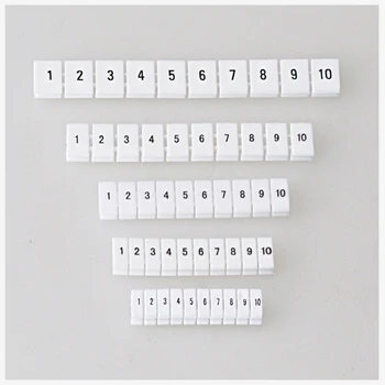 

ZB5 Marking Strip Terminal Strip UL-ZB5 Flat Plastic Numeric Label