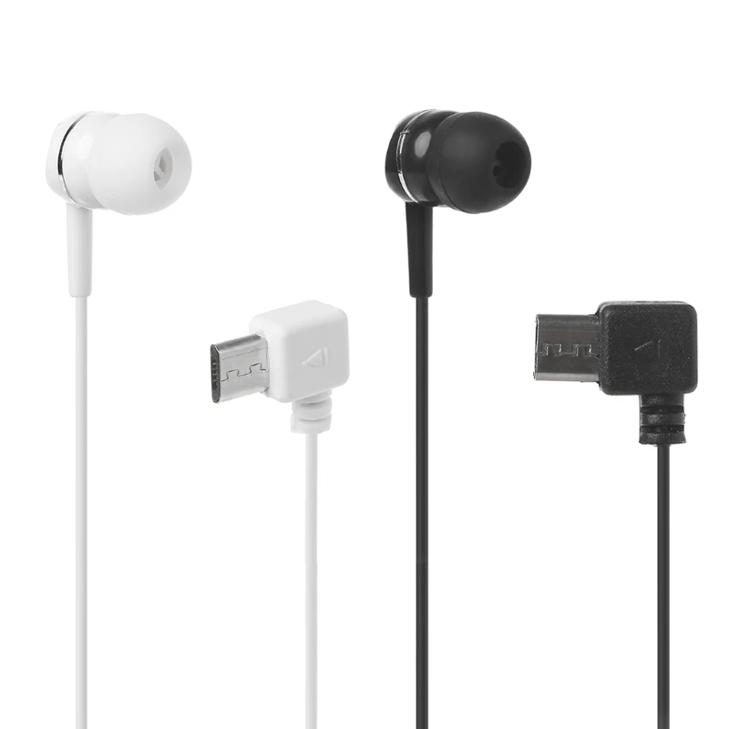

48.5cm 20-20000 HZ 100DB Universal Wired Earphones Micro USB Interface In-Ear Single Mono Stereo Headset