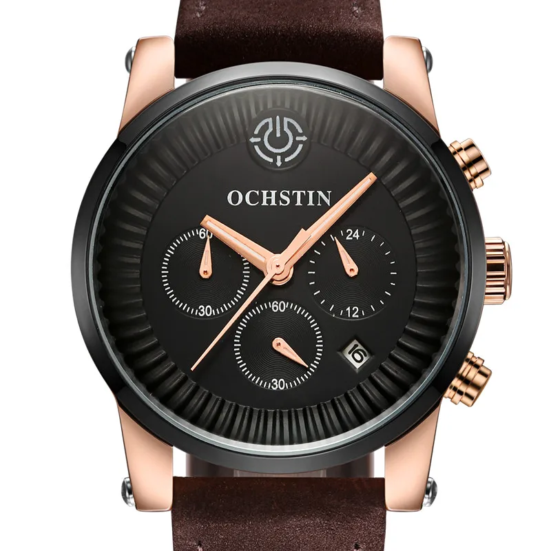 New OCHSTIN Men's Clock Chronograph Luxury Brand Watches Men Watch Quartz Military Sport Hodinky Mens Wrist Watch Relojes Hombre