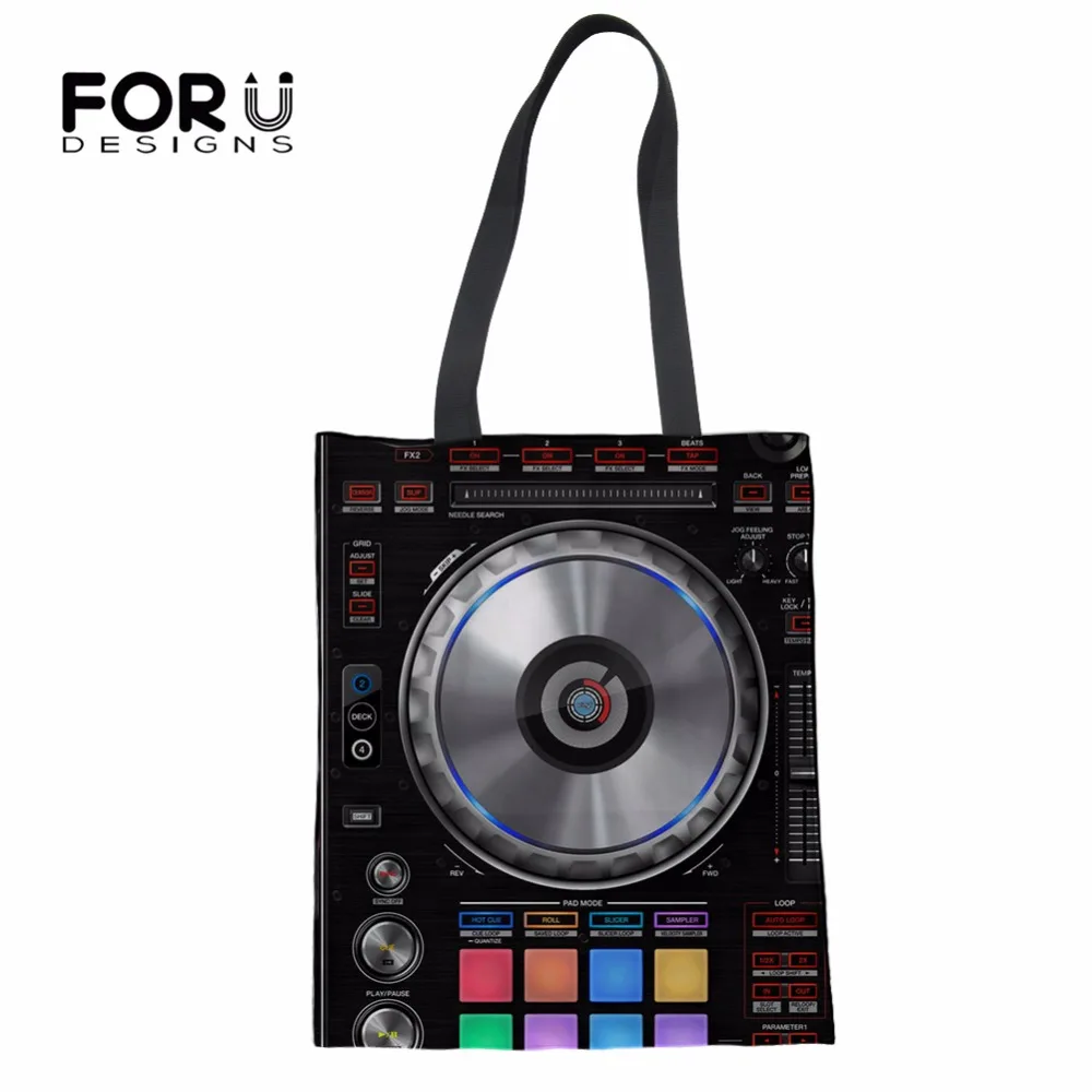 Наплечная Сумка FORUDESIGNS для женщин вместительная сумка покупок DJ-динамик девушек