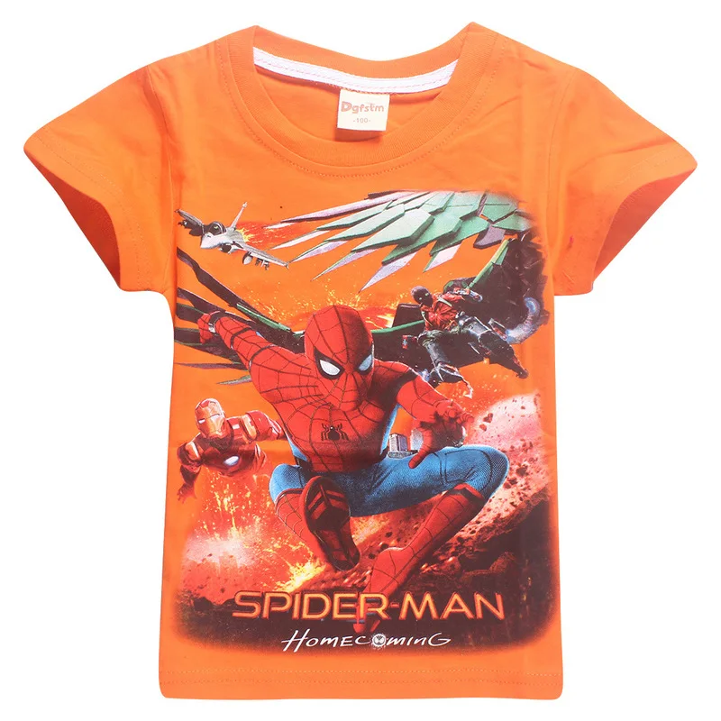 2018 Kids Tops Tee Baby Spider Man Clothes Boy And Girl The - Roblox Spider Man Homecoming Shirt Roblox Spider Man Homecoming Shirt - 2018 Kids Tops Tee Baby Spider Man Clothes Boy And Girl The