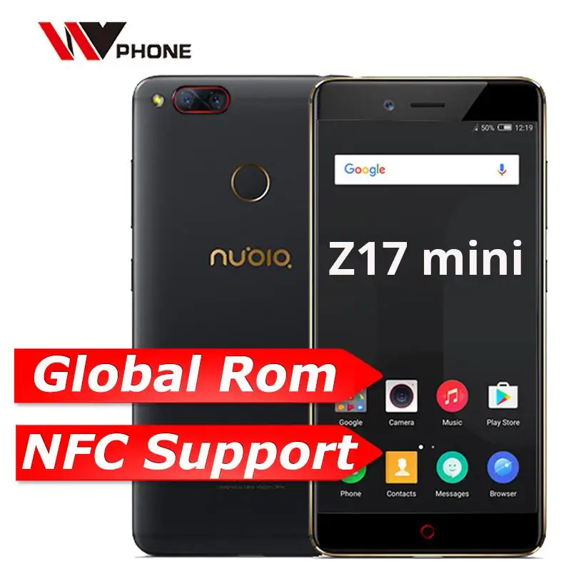 Nubia Z17 Mini 4 ГБ 64 глобальная ПЗУ мобильный телефон Восьмиядерный 5 2 дюйма 1920X1080P