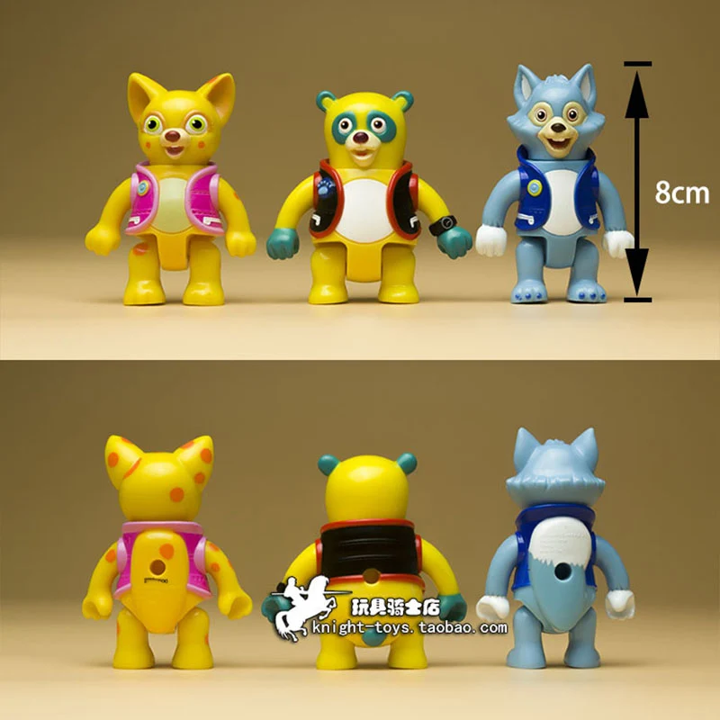 Oso специальный агент панда волк Wolfie фигурки sunсуданская детская игрушка-кукла фигурки, игрушки, куклы подарок для детей - Цвет: no box packing