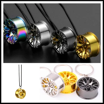 

Car Wheel Hanging Auto Mirror Decoration key chian keychian ring keyring for Volvo S40 S60 S80 XC60 XC90 V40 V60 Any Cars