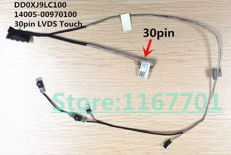Новый ноутбук/ноутбук LCD/LED/LVDS кабель для Asus S551 S551L S551LA S551LB K551 V551 DD0XJ9LC100 14005 00970100 30pin
