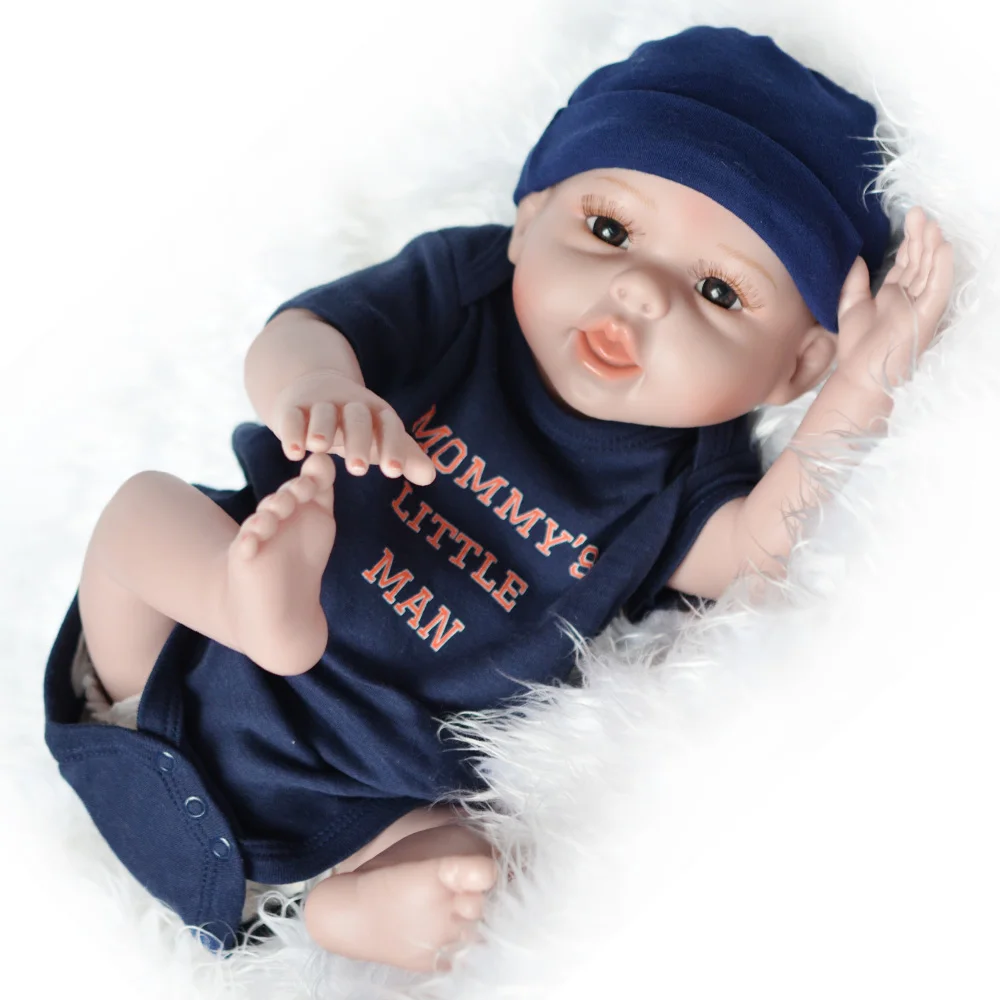 

50-55CM 20 Inch Silicone Reborn Baby Dolls Lifelike Baby Doll Best Christmas Gift for Kits Bebe Full Vinyl Alive Bonecas