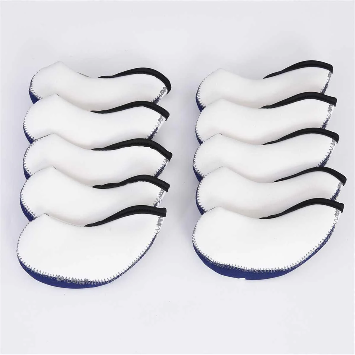 10 قطعة/المجموعة نادي الغولف الحديد غطاء رأس النيوبرين العلم الوطني غطاء الرأس للماء نادي الغولف رئيس