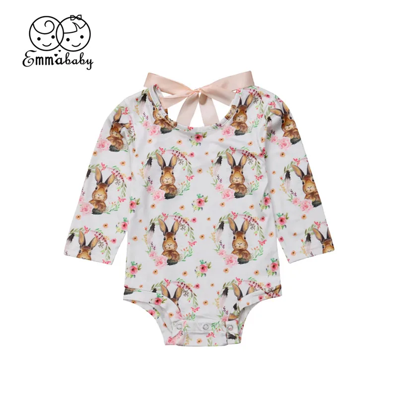 Baby Girls Animal Rabbit Bodysuit Fashion Newborn Baby girl clothes