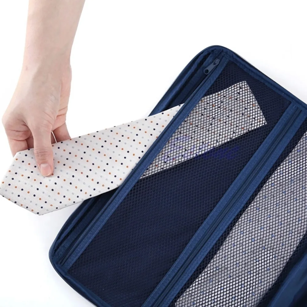 LDAJMW غير المنسوجة النسيج الأزياء الرجال السفر حقيبة المنظم الأمتعة حقيبة التخزين قميص الصدرية الملابس حالة يد المحمولة الحقيبة