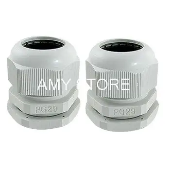 

Wht PG29 Waterproof Plastic Cable Glands Joints