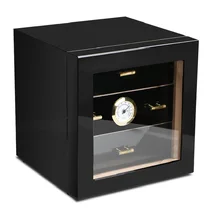 Cigar Humidor High Glossy Piano Finish Luxury cigar cabinets humidors Humidifier for cigar box Small humidor humidifier Best