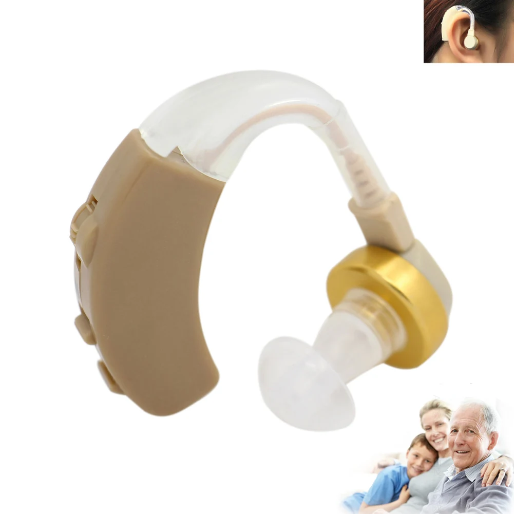 Newly AXON F-136 Hearing Aid Mini Sound Amplifier Cyber Sonic Digital Ear Device for Elderly Deaf