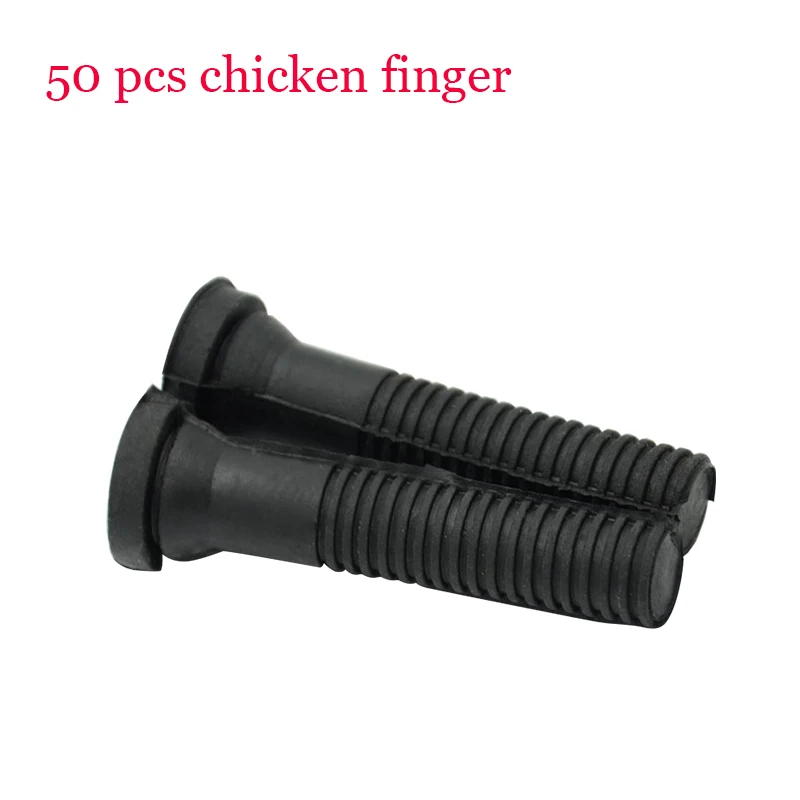 50 Pcs Poultry Plucking Fingers Hair Removal Machine Glue Stick Chicken Plucker Beef Tendon Material Corn Rod 50 Pcs Poultry Plucking Fingers Hair Removal Machine Glue Stick Chicken Plucker Beef Tendon Material Corn Rod