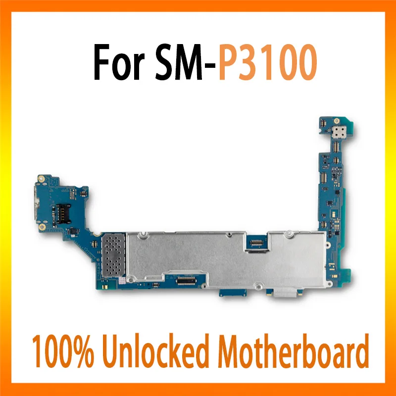 

Original logic board unlocked for Samsung Galaxy Tab P3100 motherboard with chips well-tested whole mainboard free shipping
