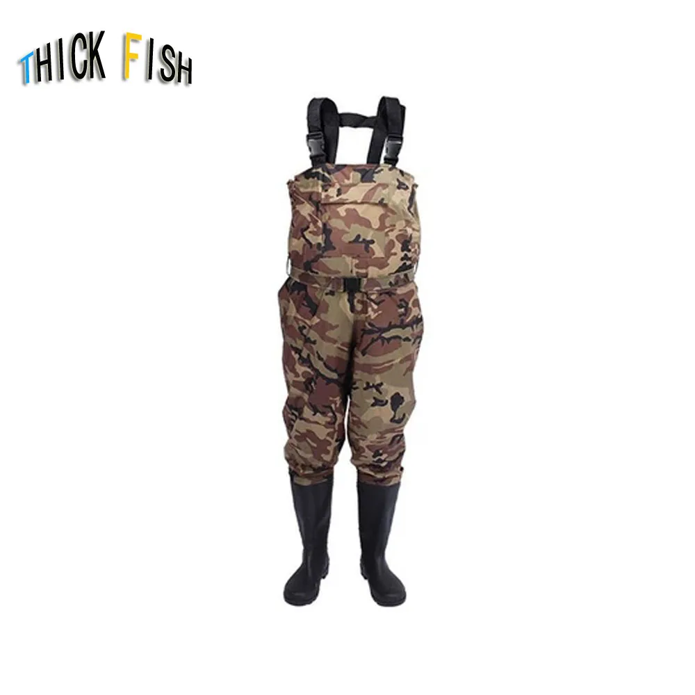 men's women Camo waterproof waist waders pants boots Fishing hunting
