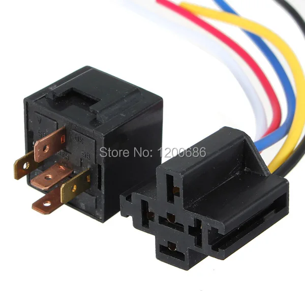 5 Pin Black 12v 30 40 Amp Car Auto Terminal Relay Socket Wiring Archives Midweek Com