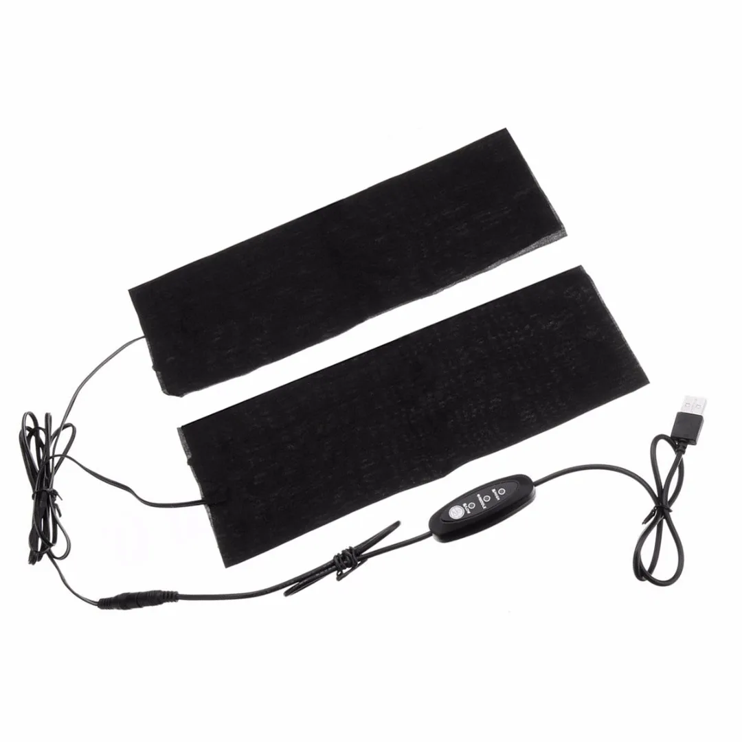 Black 9W Electric Heating Pad Thermal Warm Trousers Knee 3 Gear Thermostat Mode