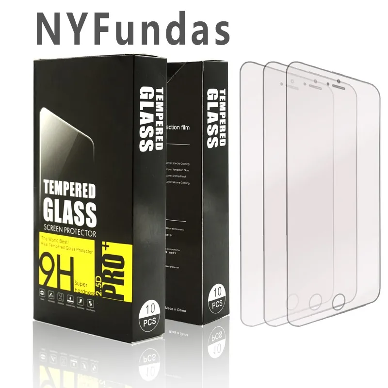 

10PCS 9H Tempered Glass Screen Protector For iPhone 6 6S 7 8 X 5S SE 11 Pro XS Max XR ScreenProtector iPhone6 Protection Film