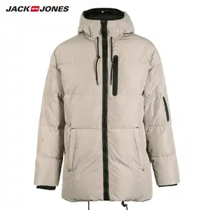 Image 5 - JackJones erkek kış kapşonlu ördek aşağı ceket erkek rahat moda ceket 2019 marka yeni erkek giyim 218312531