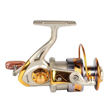 

Superior Ratio 5.5:1 Aluminum Spool Spinning Reel 10BB EF7000 Series Folding Arm Spinning Reel Fishing HT49-0005