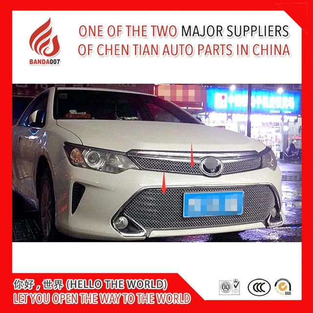 Special Price 304 Stainless fit well modification car front grille racing grills grill cover trim for Camry 2012 2013 2014 2015 Special Price 304 Stainless fit well modification car front grille racing grills grill cover trim for Camry 2012 2013 2014 2015