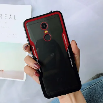 

1000pcs Acrylic Back Soft Silicone Frame Case For Xiaomi Mi 9 8 SE Lite 6X Mix 2S Redmi Note 7 6 5 Pro Plus With Dust Plug Cover