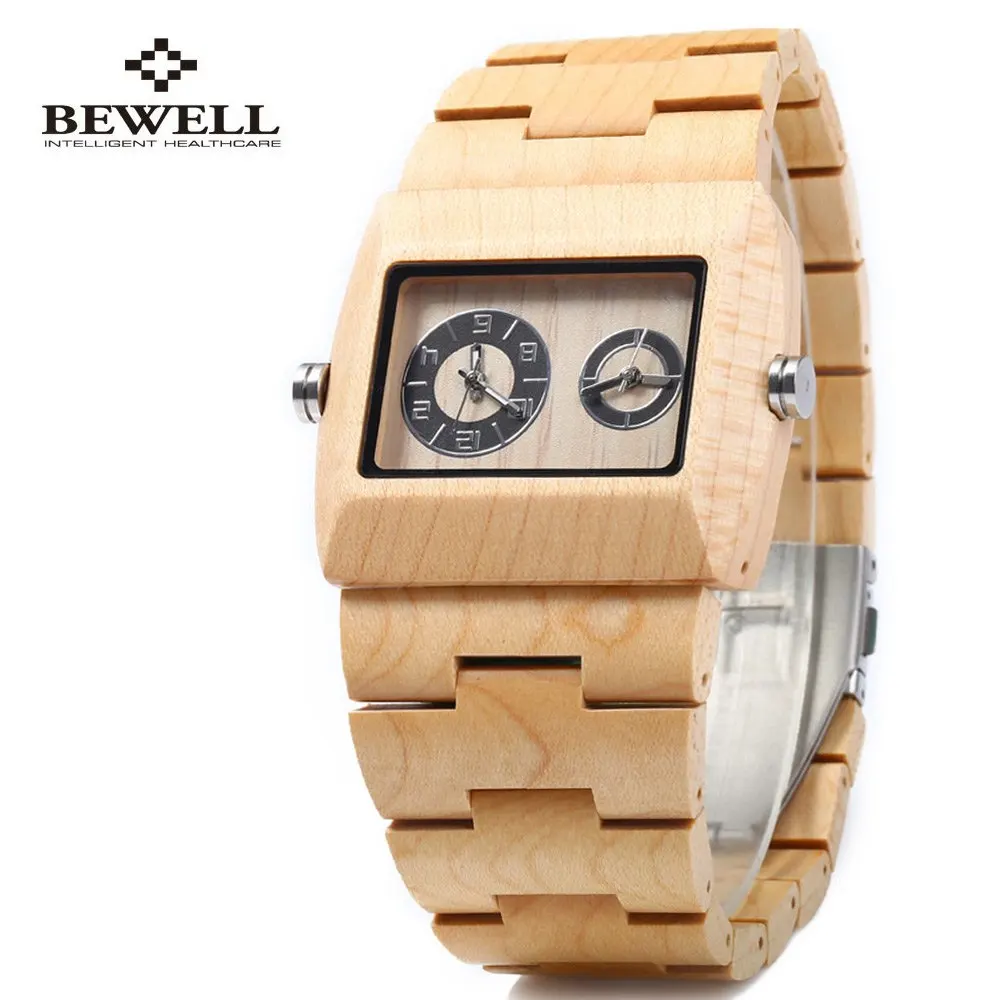 Для мужчин смотреть Деревянный роскошные деревянные часы Лидер продаж Bewell
