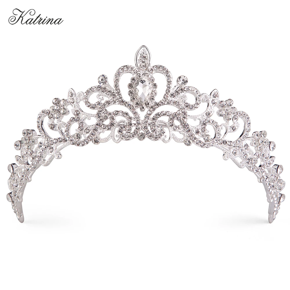 Bride Wedding Crystal crown Lady Tiaras and Crowns Hair Accessories