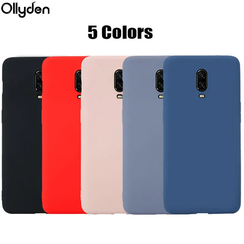 For Oneplus 6T Case Original Liquid Silicone Rubber TPU Cover for One Plus 6 Six Capa Fundas Protective Shell |