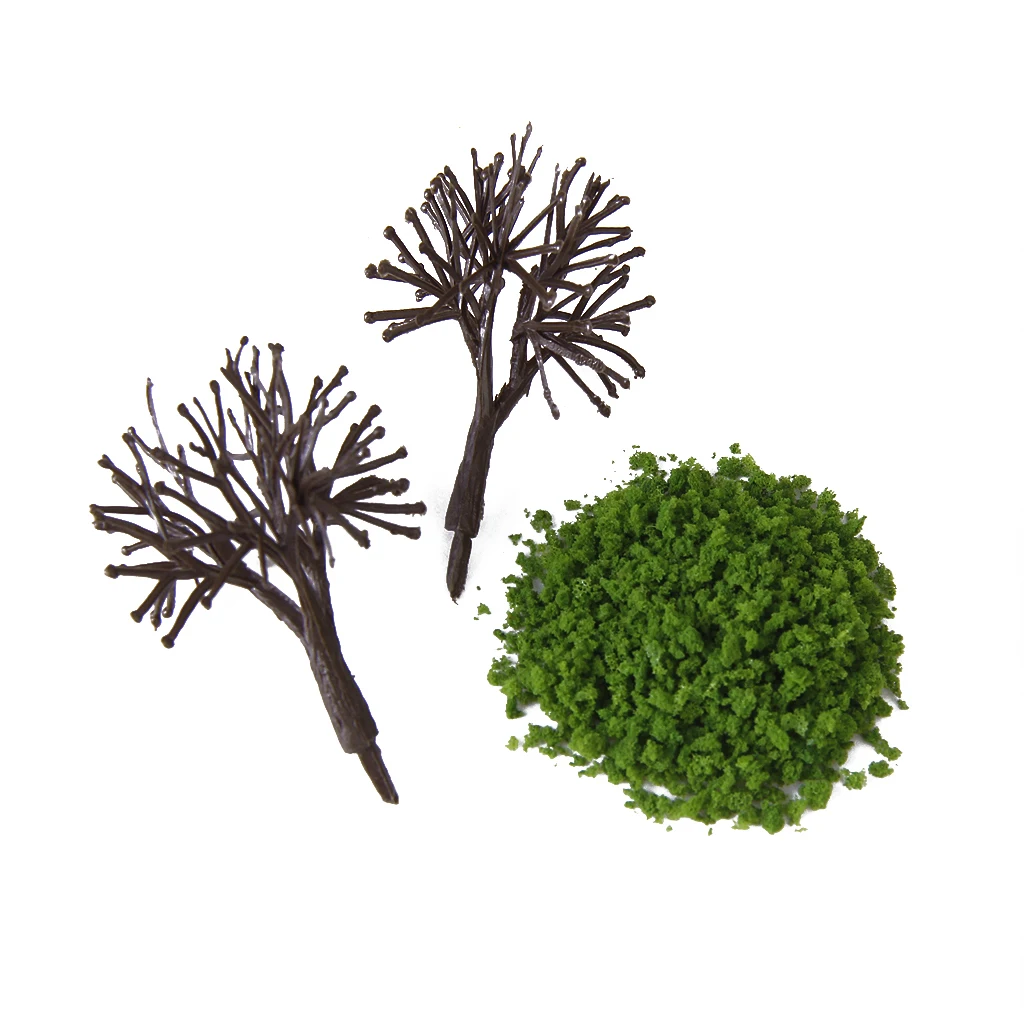 

Micro Scenic Tree Leaves Powder DIY Foliage Model Diorama Tree Grain Leaf 3 Mixed Color Sponge Leaves Mini Tree