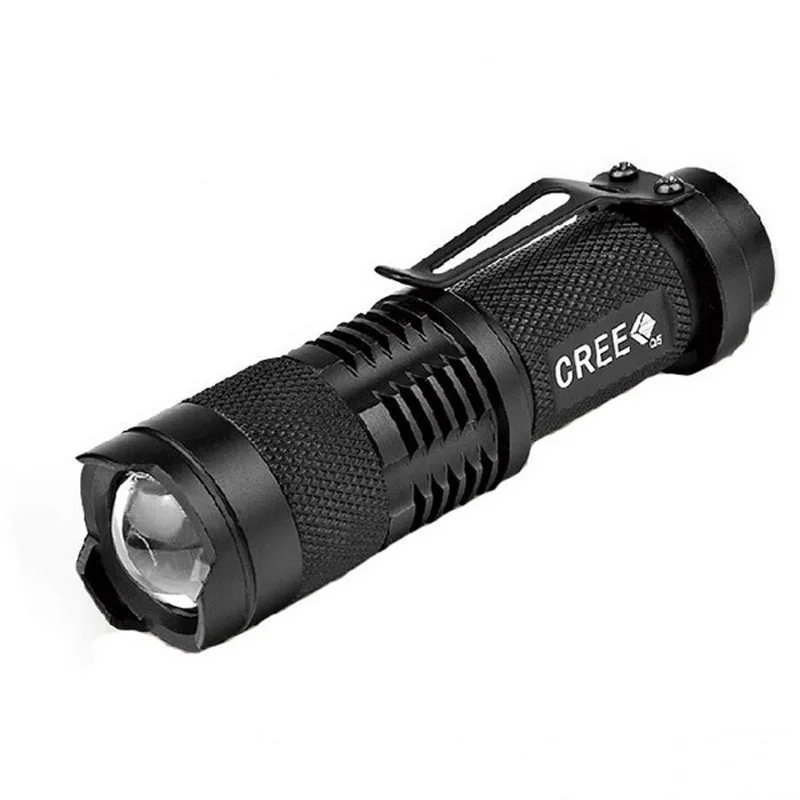 U F SK68 1xcree Q5 200 люмен 3 режимный мини масштабируемый светодиодный фонарик