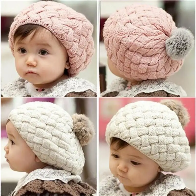 Детские шляпы, Детские фото реквизит beanie, искусственный кроличий мех gorros bebes вязаная шапочка для детей от 4 месяцев до 3 лет девочка, CTL