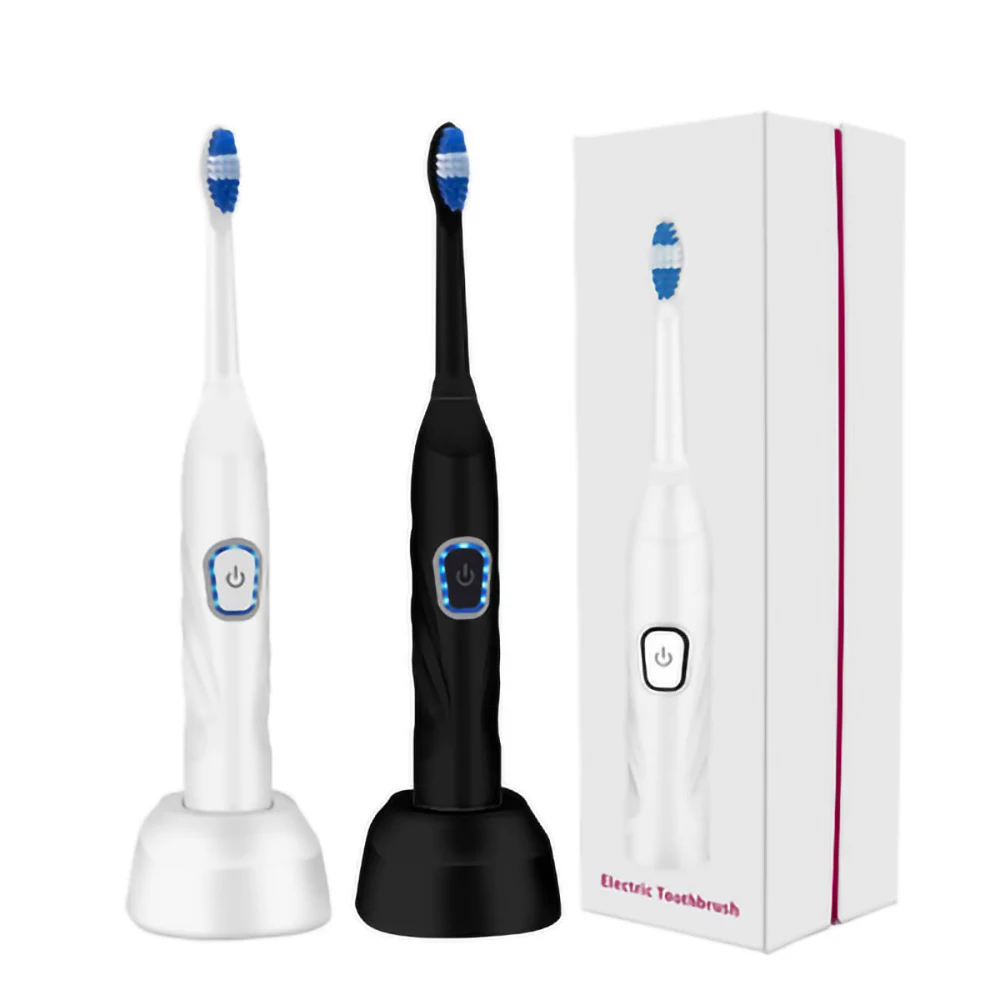 

STSINMER Sonic Electric Toothbrush Timer Brush USB Inductive Charging Mode Tooth Brushes with 3pcs replace Heads vibrating light