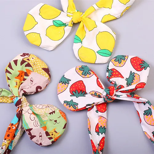 Baby Girl Bow Baby Knot Headband Toddler Headwrap Baby Top Knot Head Wrap Turban Fabric Flower printed Lemon Cartoon Print Bunny Baby Girl Bow Baby Knot Headband Toddler Headwrap Baby Top Knot Head Wrap Turban Fabric Flower printed Lemon Cartoon Print Bunny