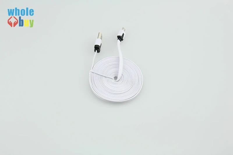 100 шт./лот 1 м 2 м 3 м цветной плоский кабель V8 Micro USB 5pin 8pin кабель для зарядки и передачи данных для samsung S3/S4 Xiaomi Iphone X 10 8