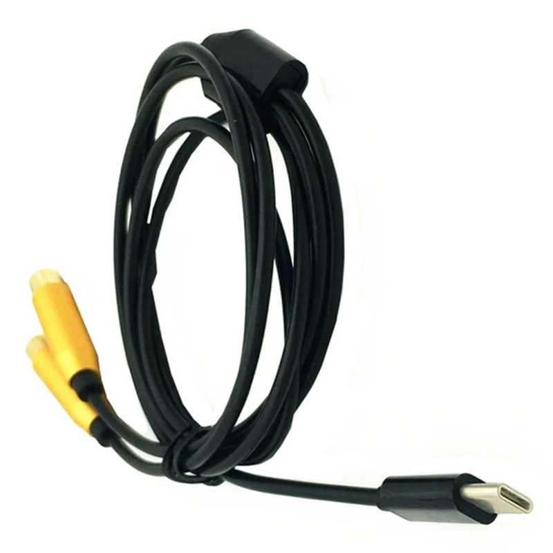 Двойной Rca Женский к type-C Usb C сигнал Видео аудиокабель av разъем свинцовый шнур