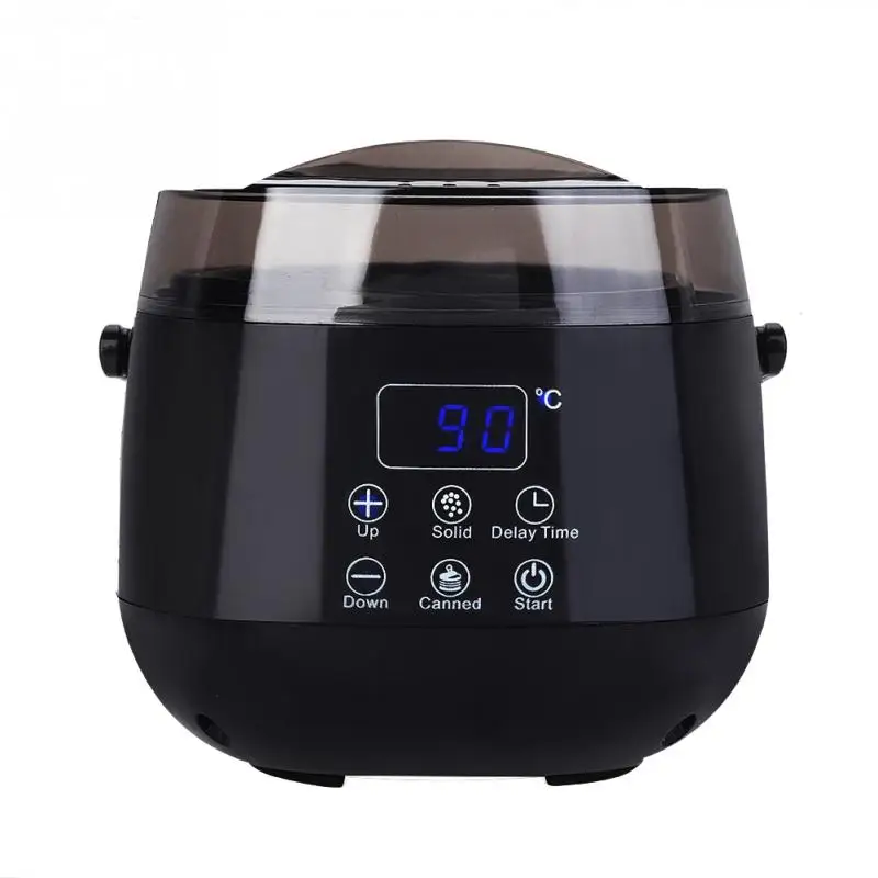 Черный Многоцелевой воск нагреватель удаления волос инструмент Professional Mini SPA ручной Эпиляторы средства ухода за кожей стоп парафин - Цвет: Черный