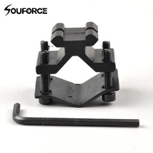Регулируемый стальной тактический сошки адаптер с 20 мм рельсовым креплением для сошки с Пикатинни и фонариком или прицел