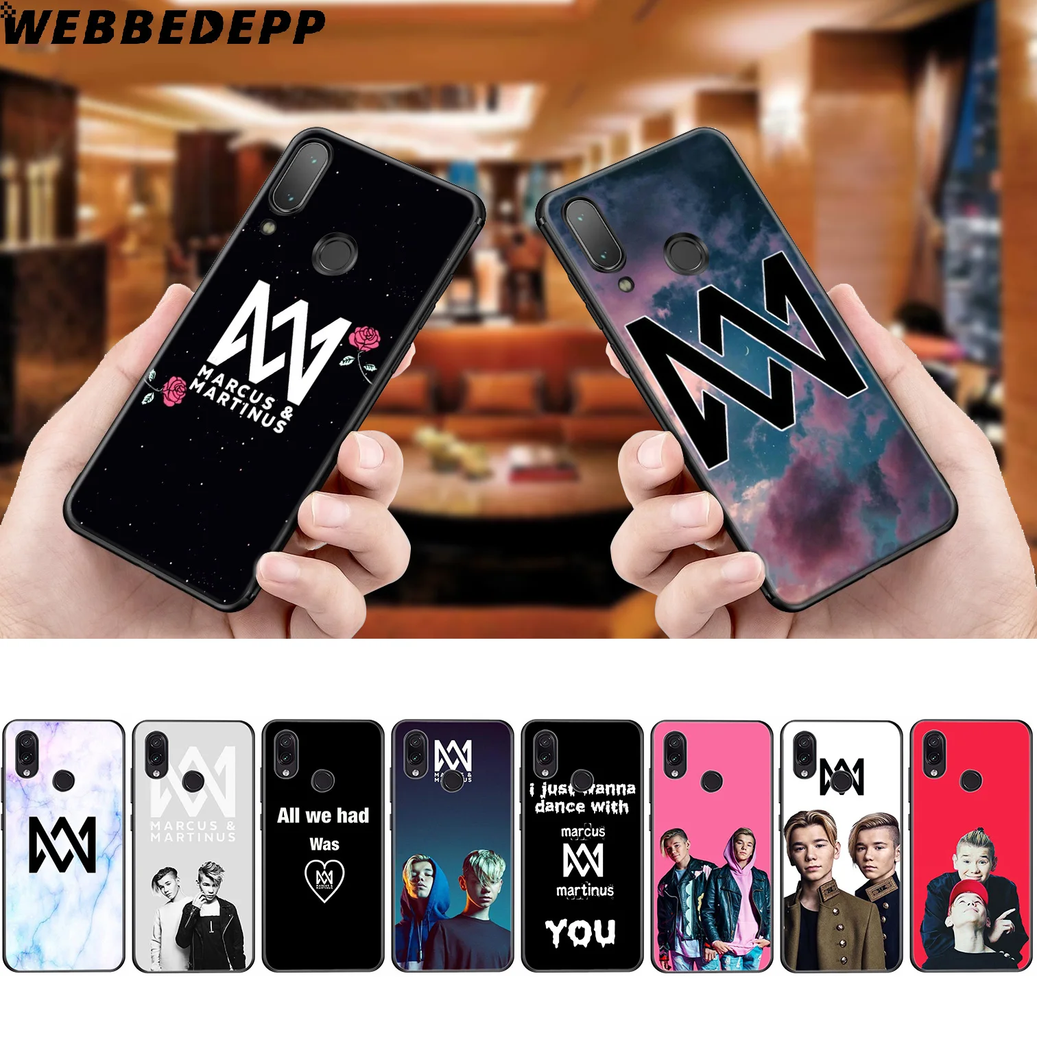 WEBBEDEPP Marcus &amp Martinus Soft Case for Xiaomi Redmi K20 7A 4A 4X 5 5A 6 6A S2 Note 8 4 7 Pro Plus Prime |