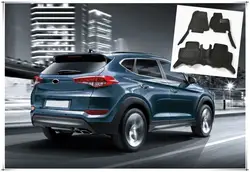 Для hyundai Tucson 2016 2017 2018 подкладке кожа автомобиля ковры коврики колодки 1 компл.. автомобиль Средства для укладки волос