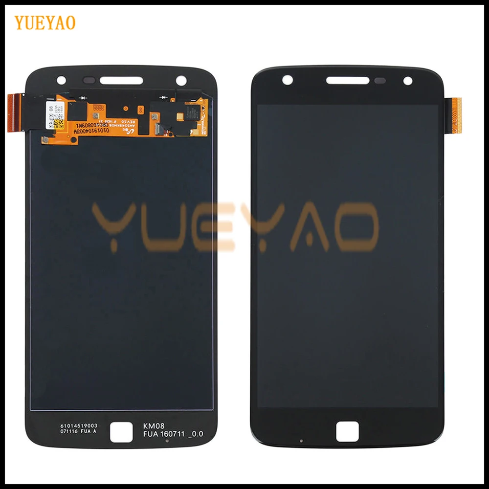 Pаспродажа ЖК дисплей Дисплей для moto Рола moto Z Play XT1635 01 XT1635 02 XT1635 03 ЖК дисплей Экран Дисплей + сенсорный экран Стекло дигитайзер в сборе