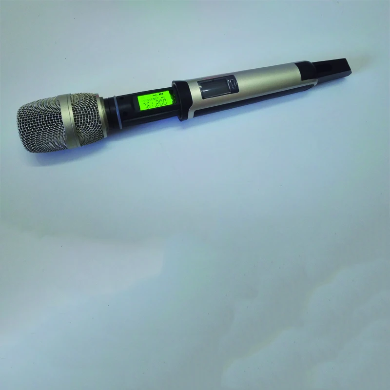 SKM-9000A беспроводной микрофон с экраном 50 м расстояние 2 канала ручной микрофон система караоке беспроводной микрофон