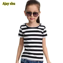 Children's T Shirt Boys Girls striped T-shirt Baby Clothing Little Boy Girl Summer Shirt Cotton boys and girls T-shirts Clothes