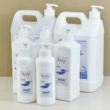 4PCS/set 500ML 1000ML Empty Plastic bottle with pressure pump Shampoo shower gel packaging container Food Grade