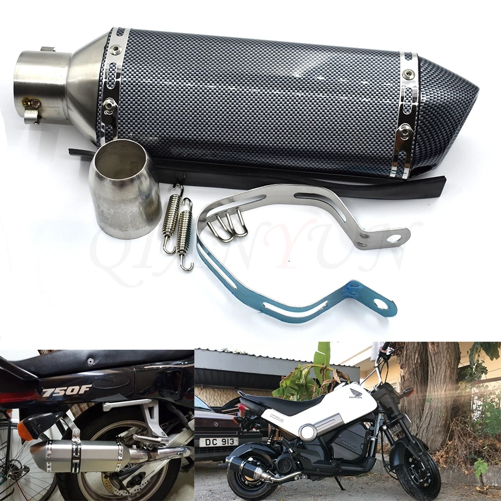 

for Motorcycle parts Exhaust Universal 51mm Stainless Steel Motorbike Exhaust Pipe FOR YAMAHA FAZER1000 FZ600 FZ6N FZ1000 FZ1N