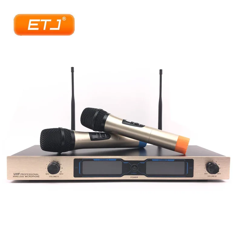 

Professional Wireless Microphone 2 Handheld Transmitter Wireless Microfone N-803