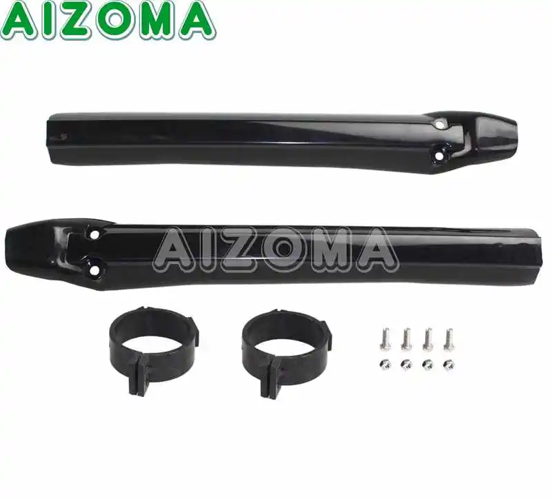 Мотокросс-передная труба для Защитная крышка для Yamaha Honda Suzuki WRF YZF TTR WR CRF CR DRZ RM KTM 125/250/300/450 - Цвет: Black