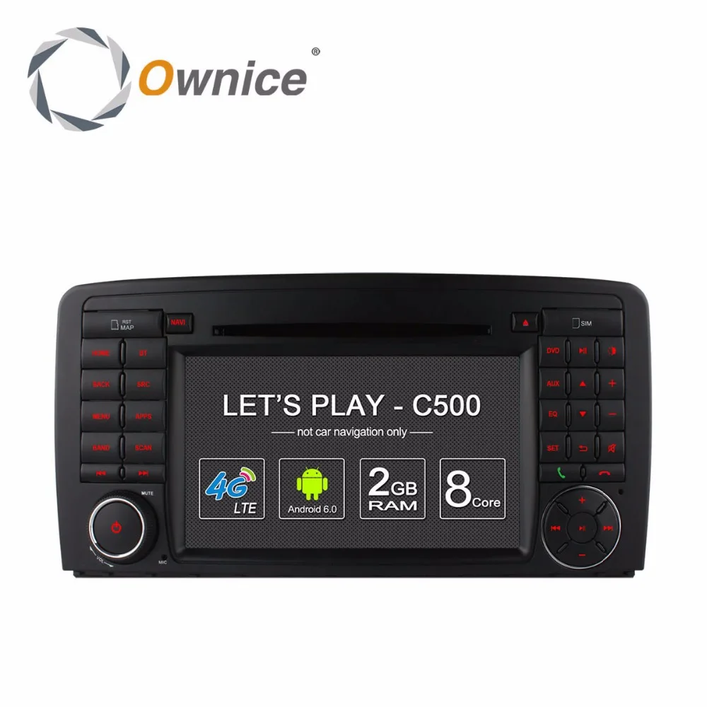 4G SIM Восьмиядерный 2 Гб RAM Android 6 0 для Mercedes Benz R Class W251 R280 R300 R320 R350 R500 автомобильный DVD