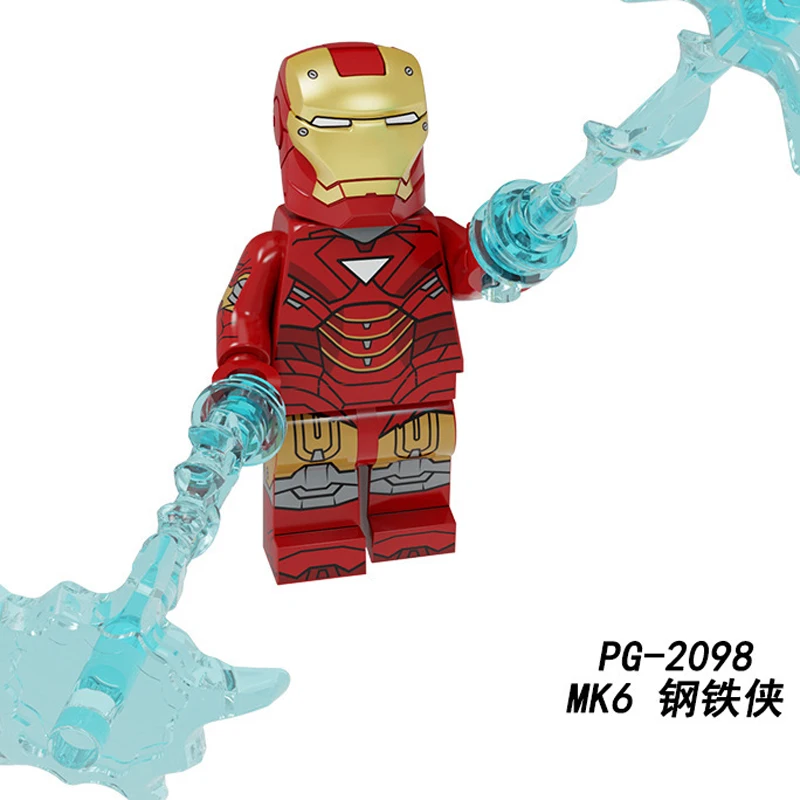 PG2098 Супер герой Marvel Мстители эндшпиль Тор Железный человек антман ОСА Скарлет ведьма Доктор Стрэндж фильм строительные блоки игрушка подарок WM6063 - Color: PG2098