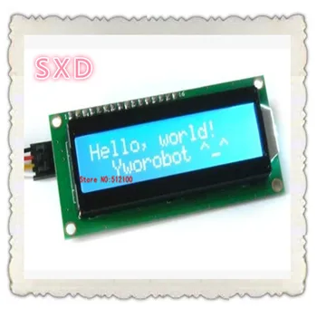 

Free Shipping 5PCS/LOT IIC/I2C 1602 Serial Blue Backlight LCD Display 2560